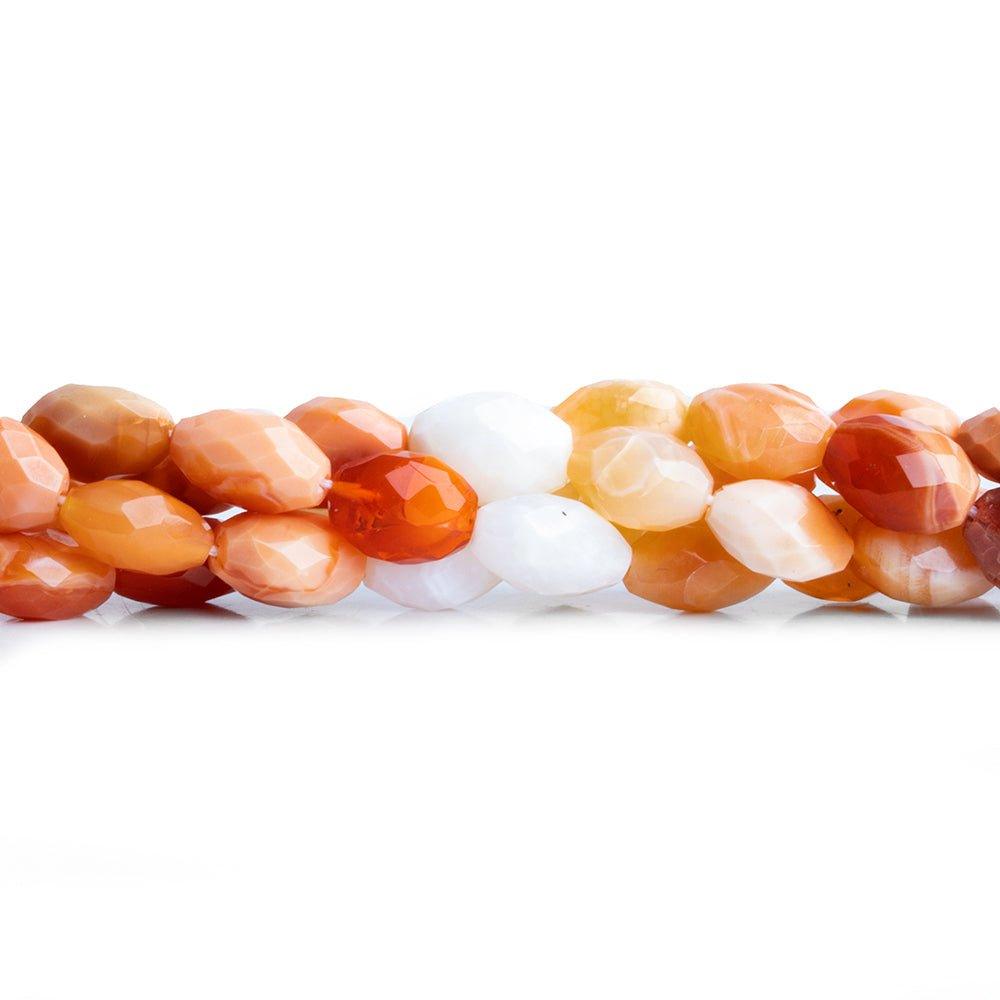 Mexican Fire Opal Faceted Nugget Beads 15 inch 45 pieces - The Bead Traders