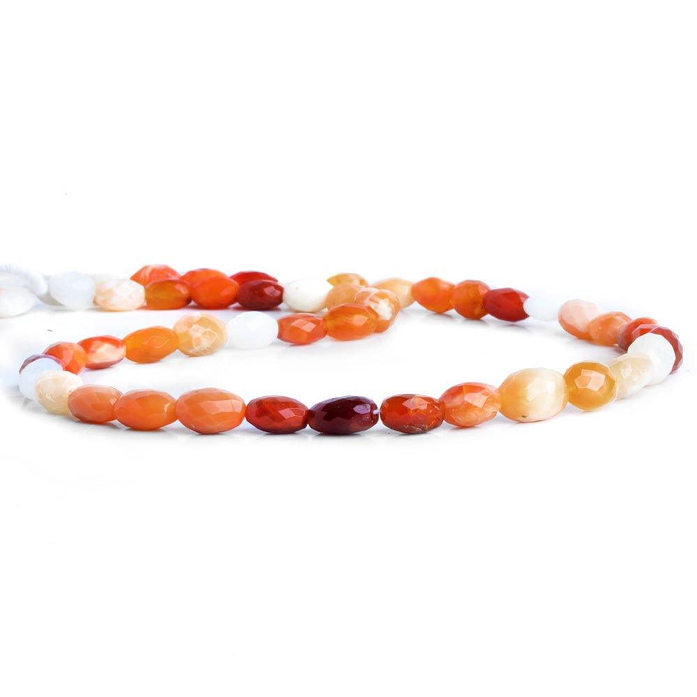 Mexican Fire Opal Faceted Nugget Beads 15 inch 45 pieces - The Bead Traders