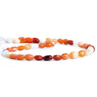 Mexican Fire Opal Faceted Nugget Beads 15 inch 45 pieces - The Bead Traders