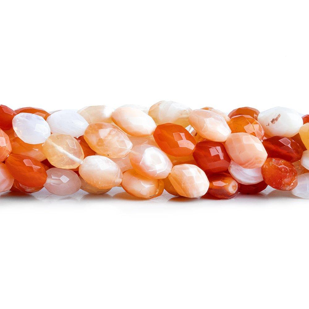 Mexican Fire Opal Faceted Nugget Beads 16 inch 44 pieces - The Bead Traders