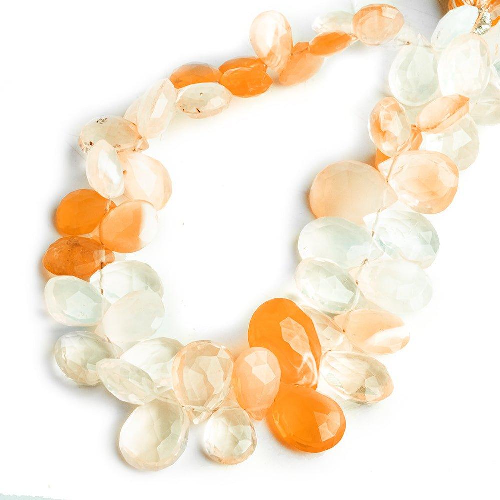 Mexican Fire Opal Faceted Opal Beads 8 inch 50 pieces - The Bead Traders
