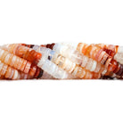 Mexican Fire Opal Plain Heishi Beads 16 inch 180 pieces - The Bead Traders