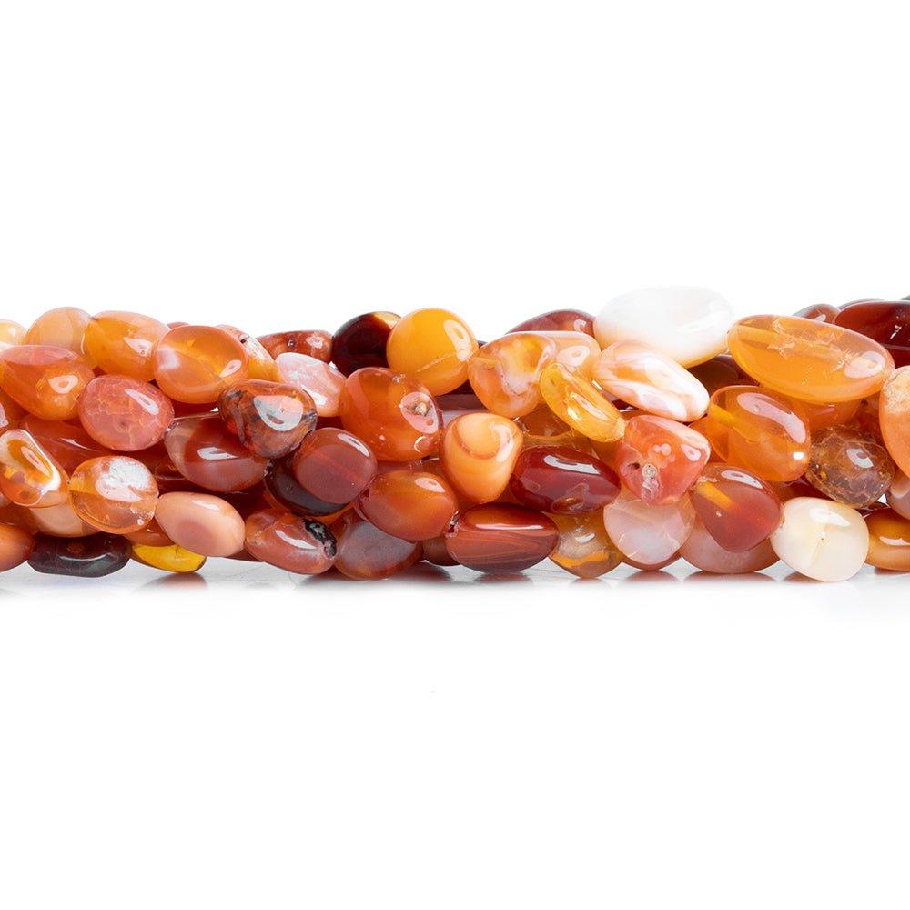 Mexican Fire Opal Plain Nugget Beads 17 inch 50 pieces - The Bead Traders