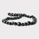 Midnight Blue Side Drilled Baroque Freshwater Pearl 16 inch 38 pieces 11-12mm - The Bead Traders