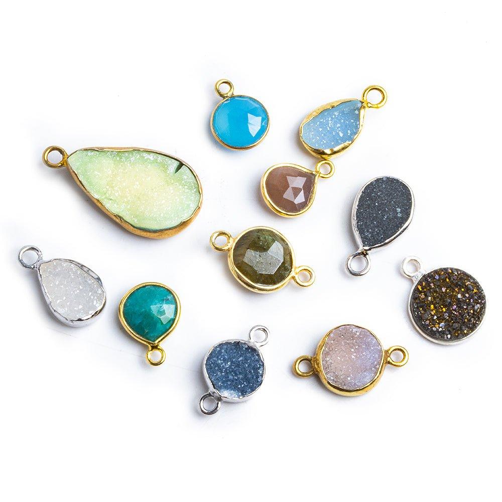 Mixed Bezels - Lot of 10 - The Bead Traders