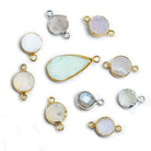 Mixed Bezels - Lot of 10 - The Bead Traders