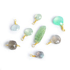 Mixed Wire Wrapped Pendants - Lot of 8 - The Bead Traders