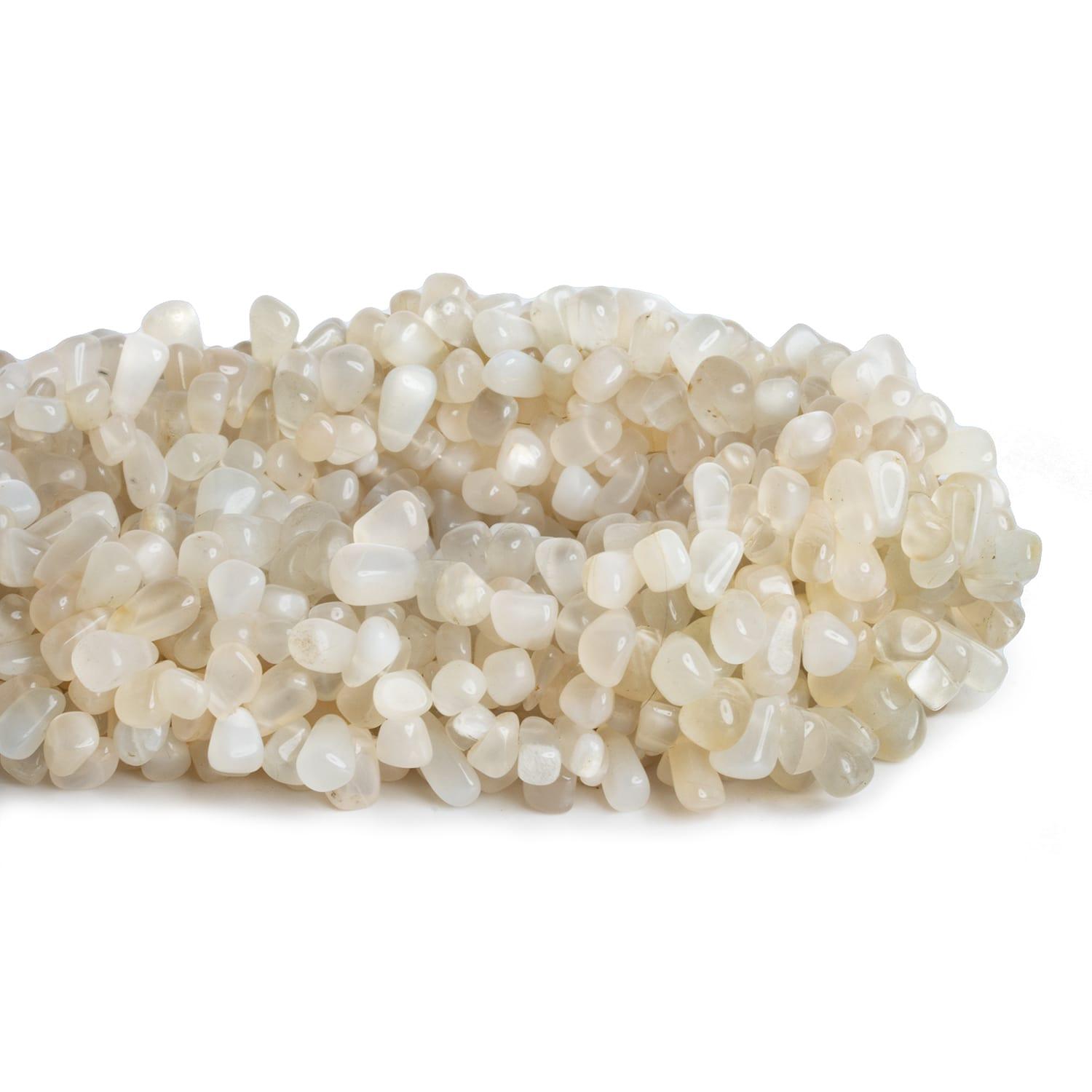 Moonstone Plain Teardrops 12 inch 90 beads - The Bead Traders