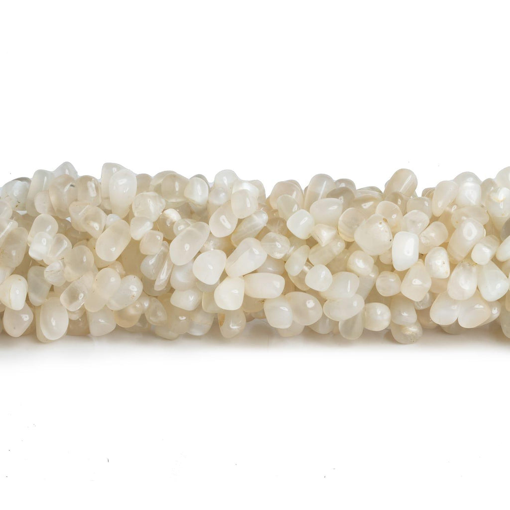 Moonstone Plain Teardrops 12 inch 90 beads - The Bead Traders