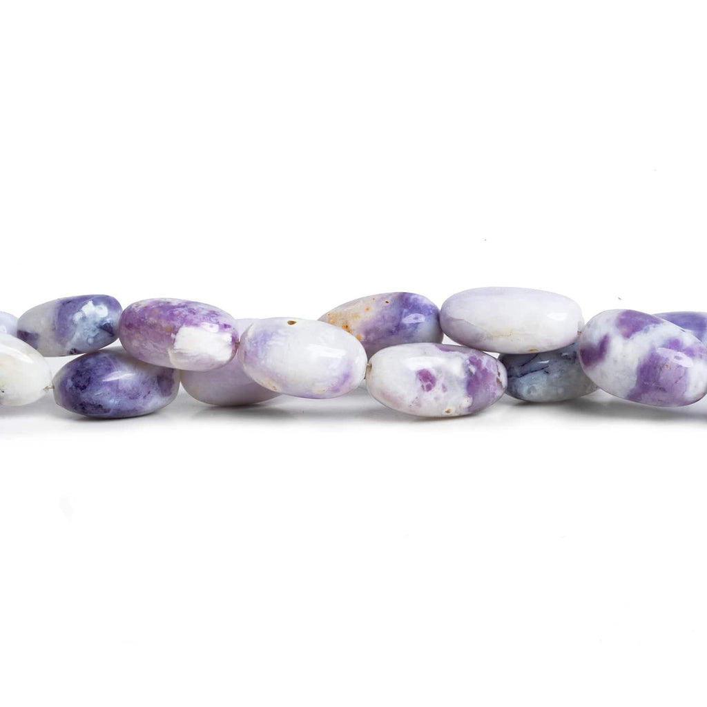 Morado Purple Plain Nuggets 17 inch 35 beads - The Bead Traders