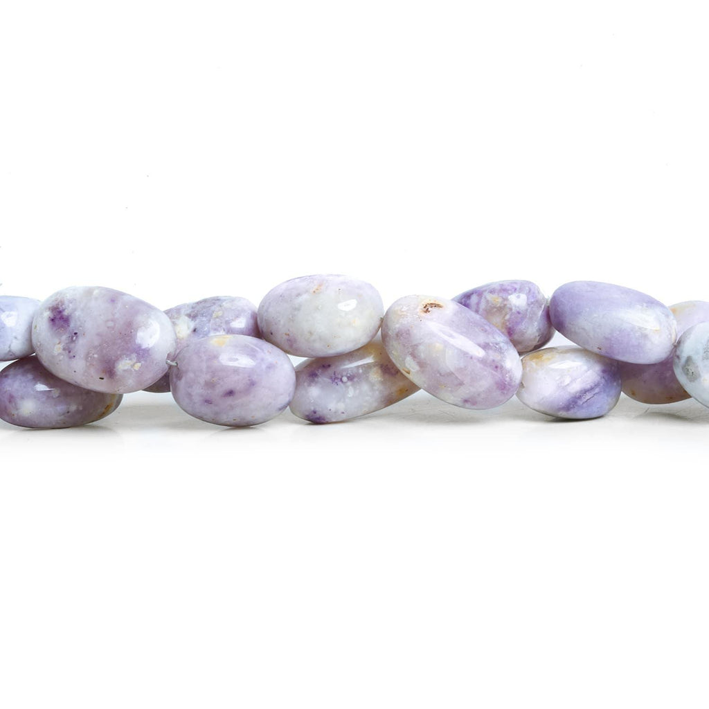 Morado Purple Plain Nuggets 19 inch 33 beads - The Bead Traders