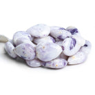 Morado Purple Plain Pears 18 inch 22 beads - The Bead Traders