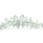 Moss Aquamarine Faceted Marquise Beads 8 inch 70 pieces - The Bead Traders