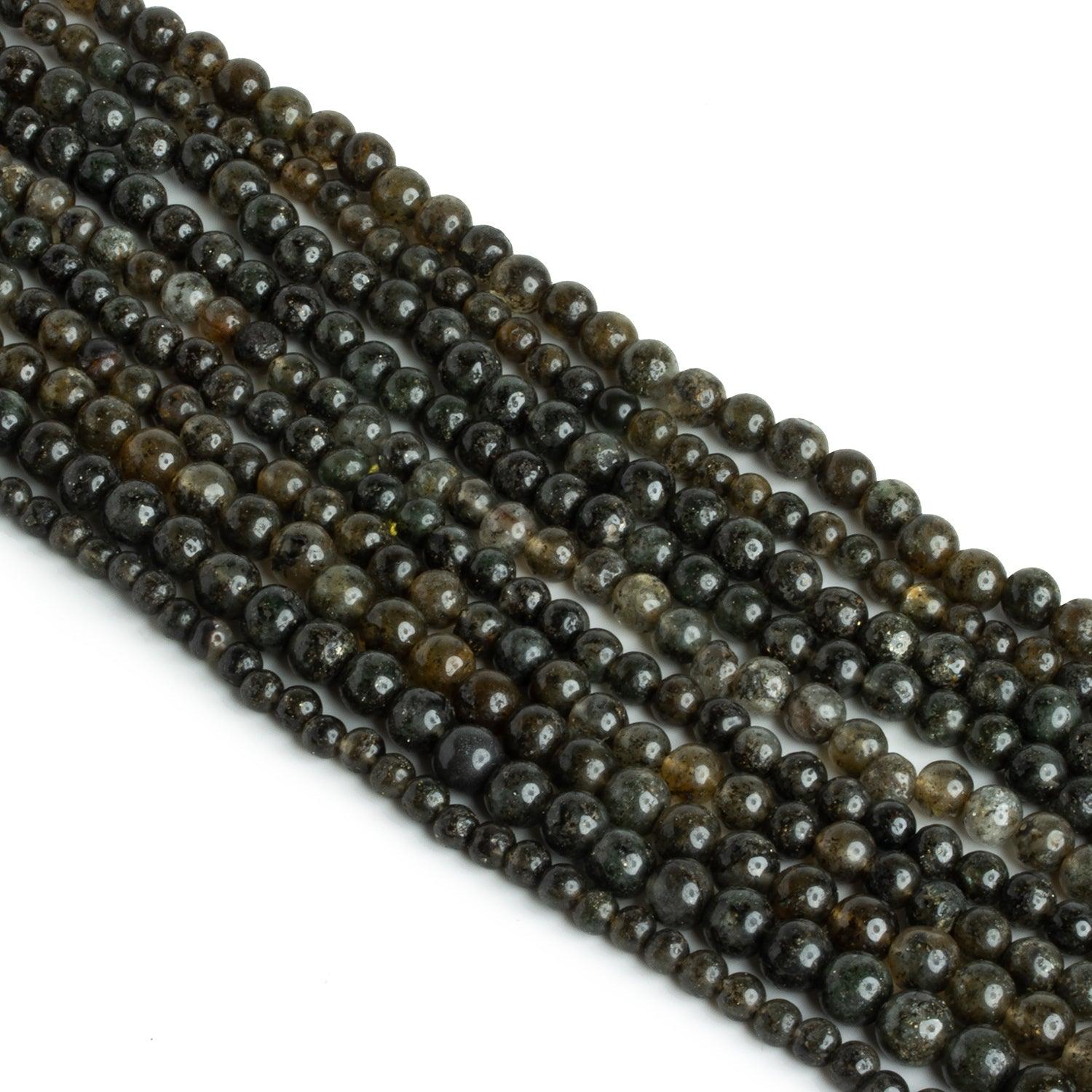 Moss Quartz Handcut Rounds - Lot of 10 - The Bead Traders