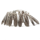 Moss Quartz Pear Briolette 8 inch 16 pieces - The Bead Traders