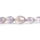 Mossy Amethyst Faceted Ovals 16 inch 35 beads - The Bead Traders