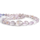 Mossy Amethyst Faceted Ovals 16 inch 35 beads - The Bead Traders
