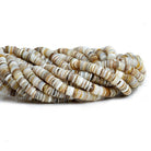 Mother of Pearl Plain Heishi Beads 16 inch 180 pieces - The Bead Traders