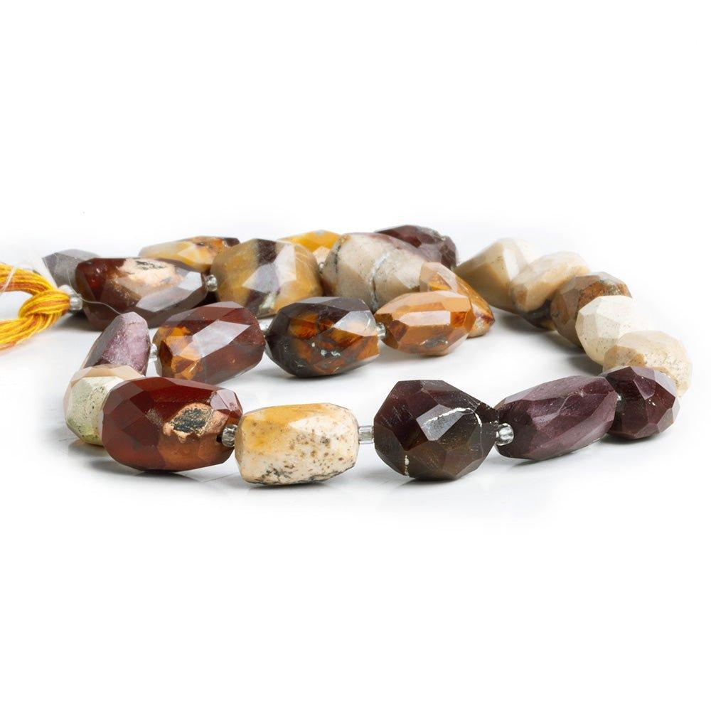Moukaite Jasper Faceted Nugget Beads 15 inches 23 pieces - The Bead Traders