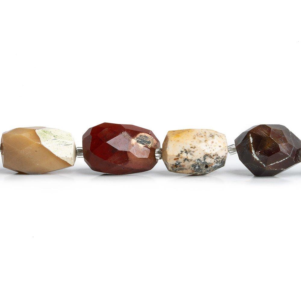 Moukaite Jasper Faceted Nugget Beads 15 inches 23 pieces - The Bead Traders