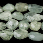 Multi Beryl Faceted Nugget Beads 16 inch 28 pieces - The Bead Traders