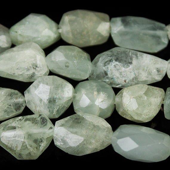 Multi Beryl Faceted Nugget Beads 16 inch 28 pieces - The Bead Traders