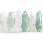 Multi Beryl Plain Nugget Beads 16 inch 55 pieces - The Bead Traders