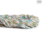 Multi Beryl Plain Rice Beads 16 inch 38 pieces - The Bead Traders