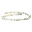 Multi-Color Fluorite Beads Plain 5mm Rounds, 14" length, 65 pcs - The Bead Traders