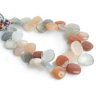 Multi Color Moonstone Pillows 7 inch 32 beads - The Bead Traders