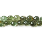 Multi Color Moss Aquamarine Faceted Candy Kiss 6mm 8 inch 68 beads A - The Bead Traders