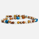 Multi Color Multi Shape Pearls 16 inch 68 pieces - The Bead Traders