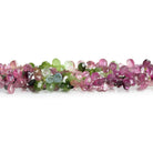 Multi Color Tourmaline Faceted Pears 8 inch 95 pieces - The Bead Traders