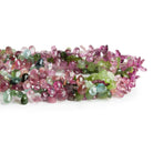 Multi Color Tourmaline Faceted Pears 8 inch 95 pieces - The Bead Traders