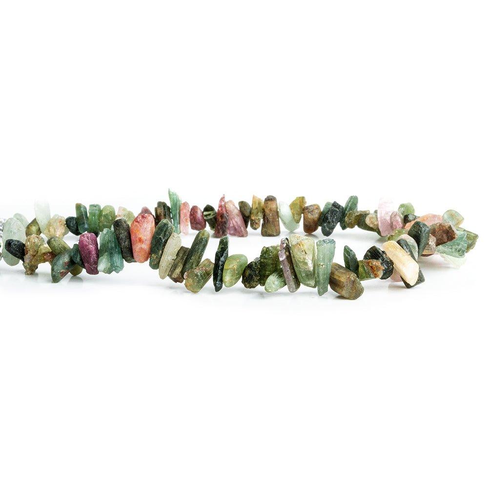 Multi Color Tourmaline Natural Crystal Beads 8 inch 95 pieces - The Bead Traders