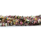 Multi Color Tourmaline Natural Crystal Chip Beads, 15 inch, 3x3-5x3mm, 260 pieces - The Bead Traders