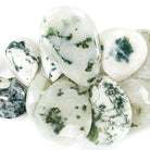 Multi Gemstone Faceted Pear and Faceted Heart Beads, 7 inch, 12x10-33x23mm, 27 pieces - The Bead Traders