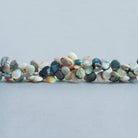 Multi Opal Plain Pears 7.5 inch 60 beads - The Bead Traders