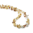 Multi Tonal Citrine Plain Irregular Teardrop Beads 13 inch - The Bead Traders
