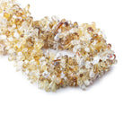 Multi Tonal Citrine Plain Irregular Teardrop Beads 13 inch - The Bead Traders