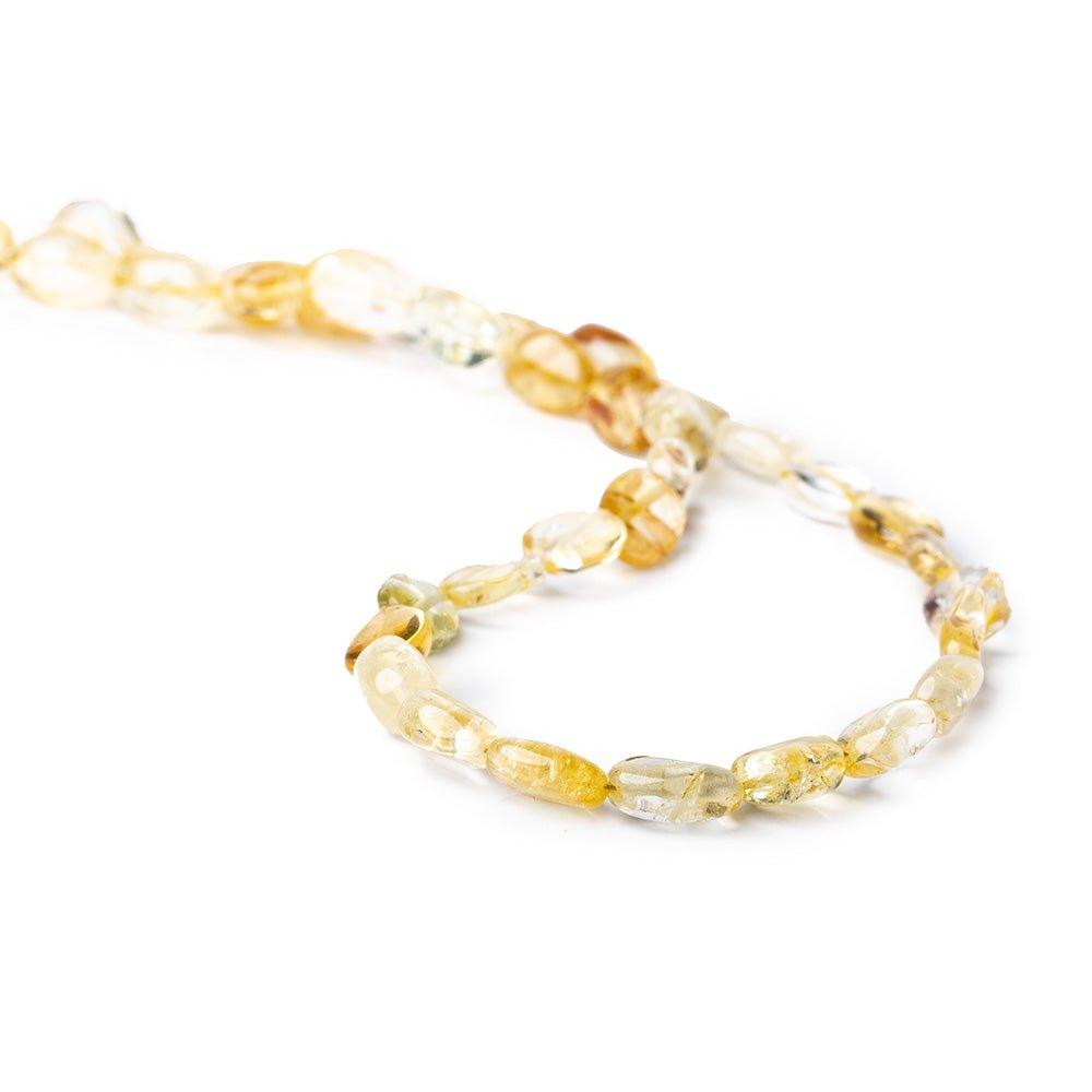 Multi Tonal Citrine Plain Nugget Beads 11 inch 35 pieces - The Bead Traders