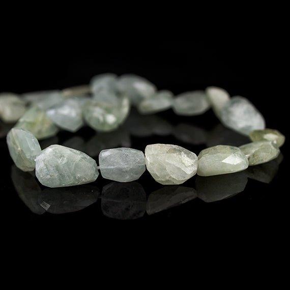 MultiBeryl Faceted Nugget Beads 15 inch 24 pieces - The Bead Traders