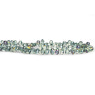 Mystic Blue Topaz Faceted Teardrop Beads 8 inch 95 pieces - The Bead Traders