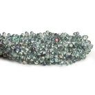 Mystic Blue Topaz Faceted Teardrop Beads 8 inch 95 pieces - The Bead Traders