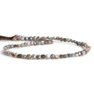 Mystic Feldspar checkerboard calibrated faceted coins 12 inch 85 pieces - The Bead Traders