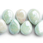 Mystic Jasper Plain Pear Beads 8 inch 35 pieces - The Bead Traders