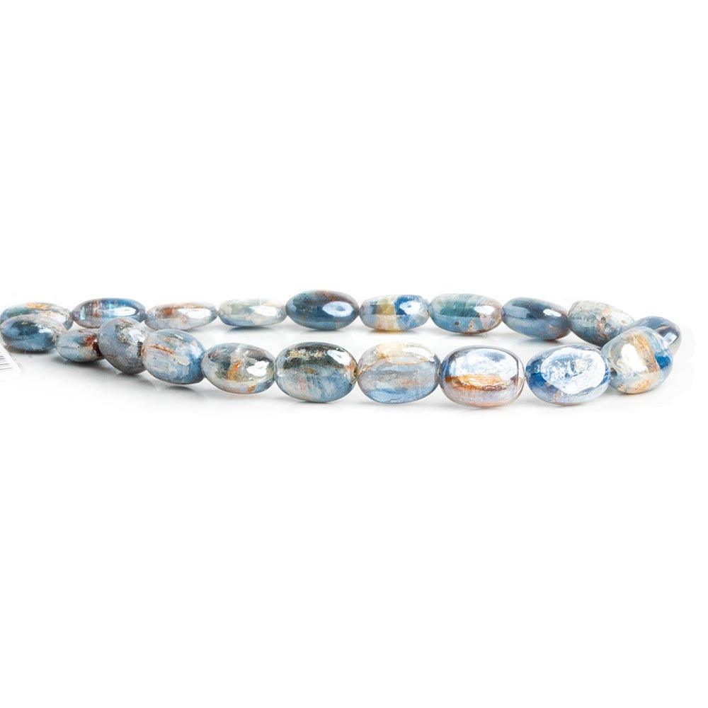 Mystic Kyanite Plain Oval Beads 8 inch 20 pieces - The Bead Traders