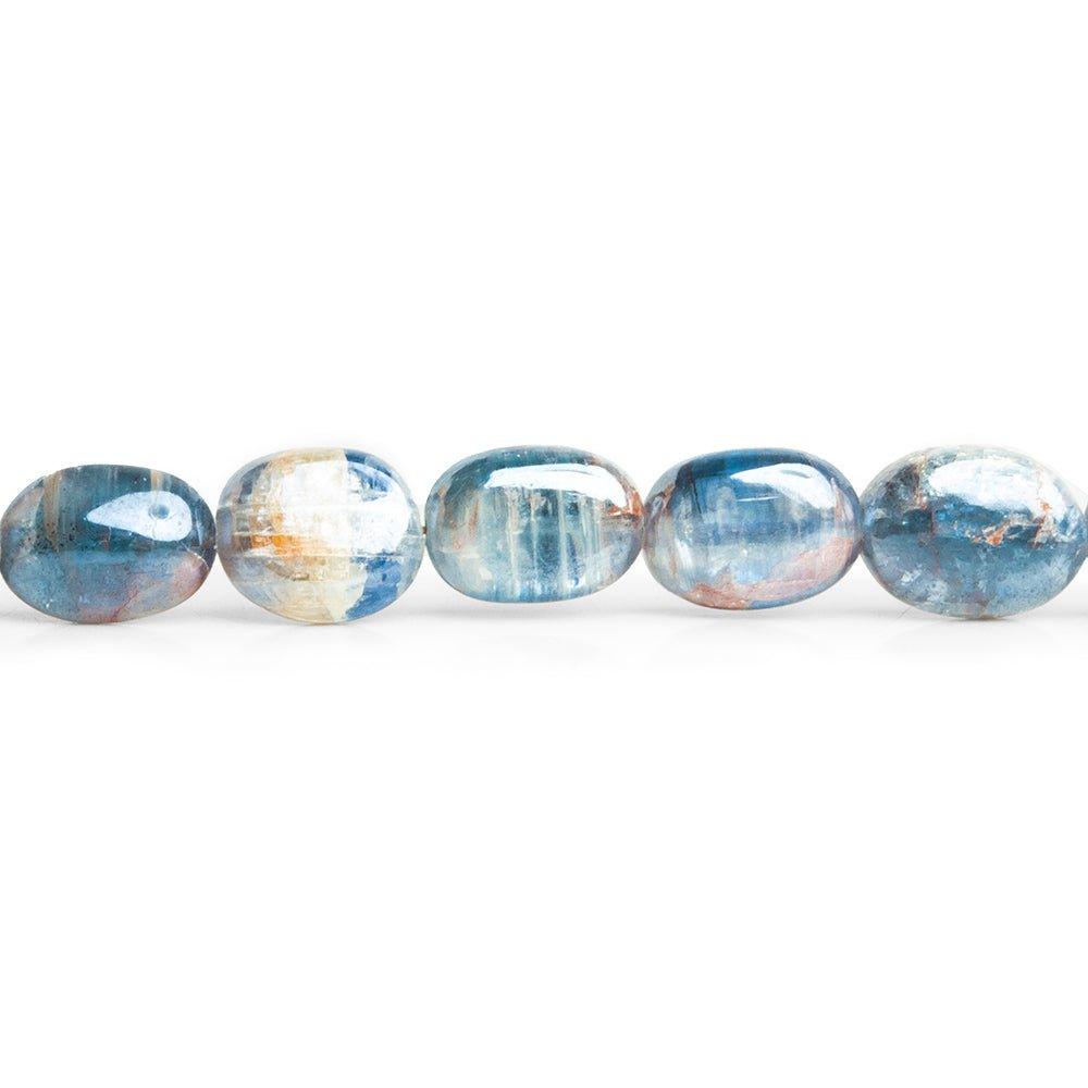 Mystic Kyanite Plain Oval Beads 8 inch 20 pieces - The Bead Traders