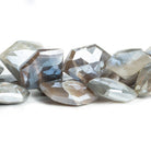 Mystic Moonstone Faceted Diamond Beads 8 inch 33 pieces - The Bead Traders