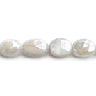 Mystic Moonstone Faceted Oval Beads 14 inch 28 pieces - The Bead Traders